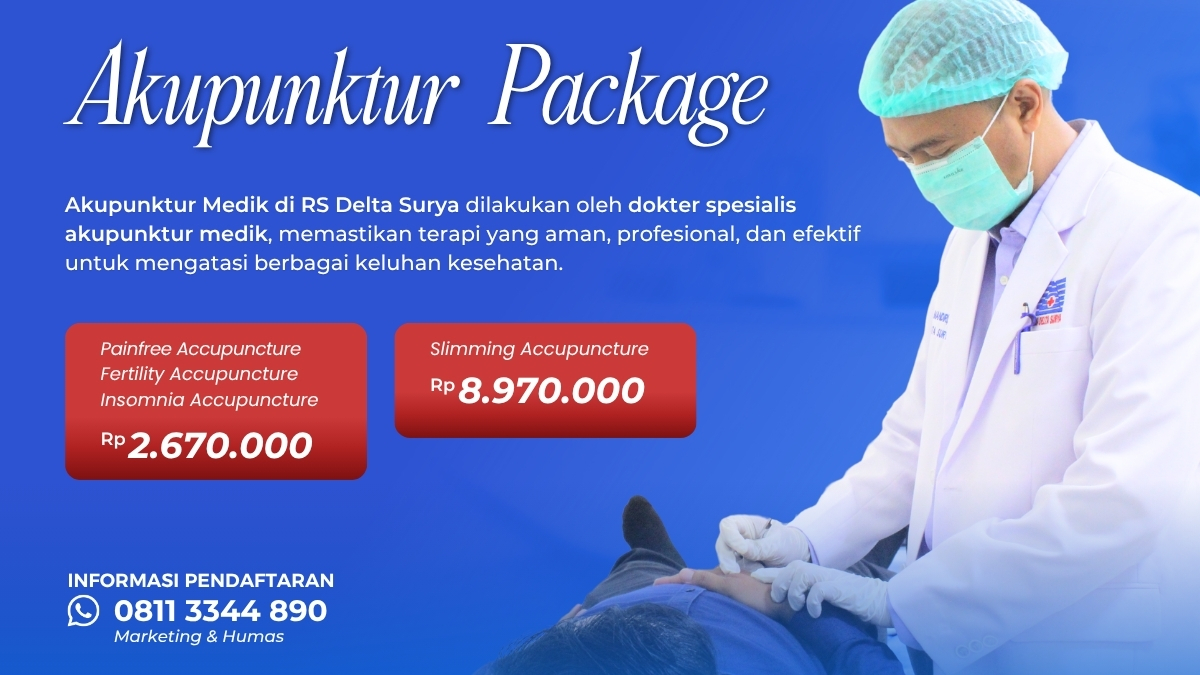 Redakan Keluhan Tubuh dengan Paket Akupunktur Medis Delta Surya