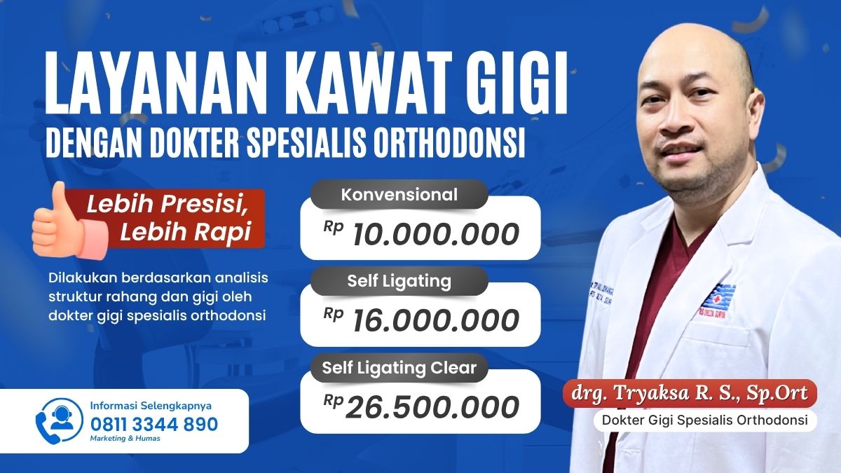 Kawat Gigi dengan Dokter Spesialis Orthodonsi di RS Delta Surya