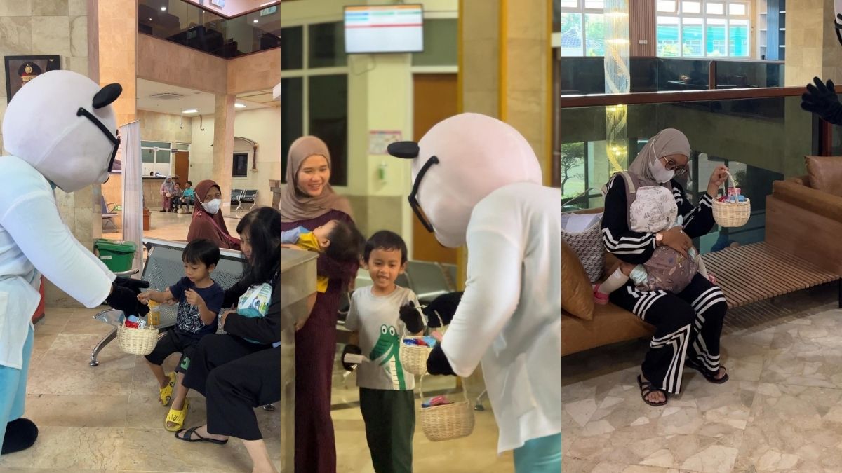 FIYO Bagikan Bingkisan untuk Anak-Anak di Momen Vaksin Anak RS Delta Surya