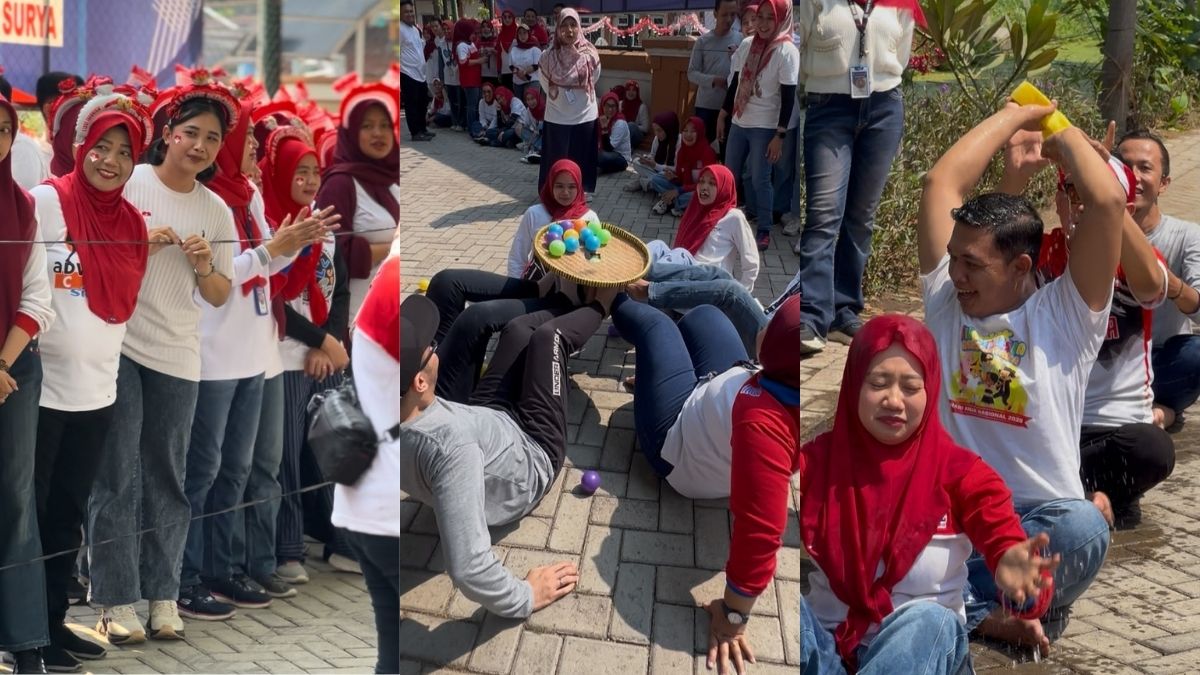 Karyawan RS Delta Surya mengikuti lomba internal dalam rangka peringatan Hari Kemerdekaan Republik Indonesia ke-81